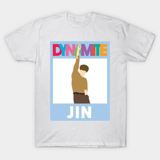 BTS DYNAMITE JIN T-Shirt by YoshFridays